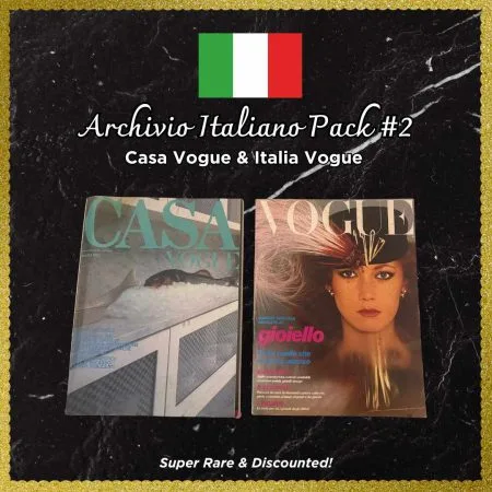 Archivio Italiano Pack #2: Casa Vogue & Italia Vogue