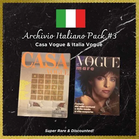 Archivio Italiano Pack #3: Casa Vogue & Italia Vogue