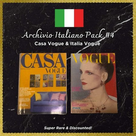 Archivio Italiano Pack #4: Casa Vogue & Italia Vogue