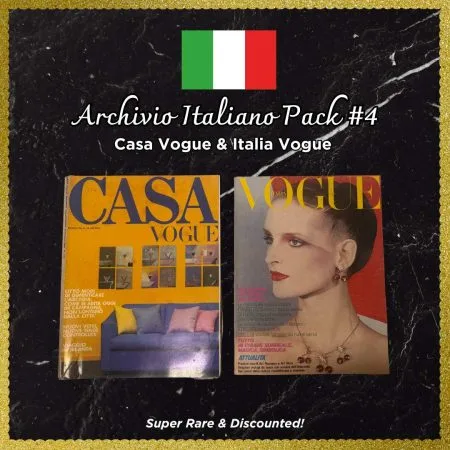 Archivio Italiano Pack #4: Casa Vogue & Italia Vogue